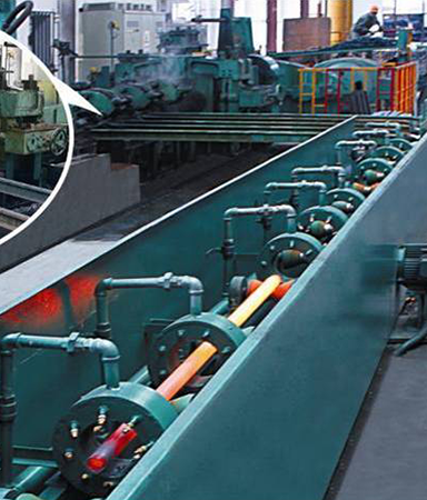 Bearing steel tube production base